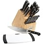 Cuisinart 20-Piece Knife Set with Bonus Poly Cutting Board