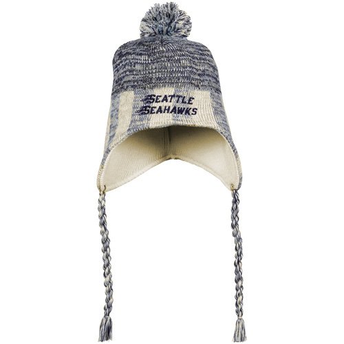 Seattle Seahawks Women's Knit Hat: Lifestyle Tassel Pom Knit Hat