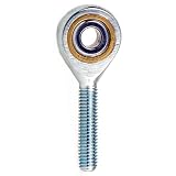 RBC Heim Bearings HM6C 0.3750″ Bore, .3750-24 Threads Male Rod End Bearing, 4 Piece Metal-To-Metal