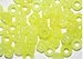 YELLOW NIGHTGLOW GLOW IN THE DARK CROW BEADS PONY BEADS