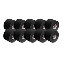 3B Scientific S-3BTBK10 Black Cotton Rayon Fiber Kinesiology Tape, 16' Length x 2" Width (Case of 10 Rolls)