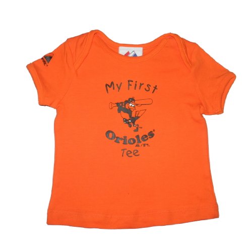 Infant / Baby MLB Baltimore Orioles My First Tee T-Shirt - Orange (Size: 12)