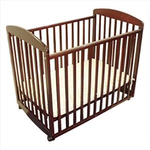 Athena Mya Mini Crib - Cherry (Cherry) (40"W x 34"H x 26"D)