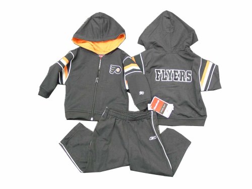 Philadelphia Flyers NHL Black Kids 2 PC Hooded Sweatshirt and Pants Set