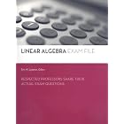 Click here to buy Linear Algebra Exam File by  Eric Lederer.