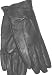 Genuine Black Leather Microfiber Lined Luxurious Looking Gloves for Women and Teens Size Medium
