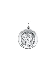 18.00 mm St. Matthew Medal in 14K Yellow Gold