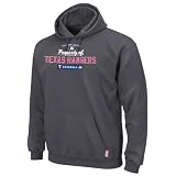 MLB Men's Texas Rangers Property Of Long Sleeve Hooded Fleece Pullover (Pro Granite, X-Large)