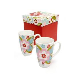 Mary Lou Latte Mug x 2