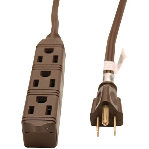 Ge Jashep50670 3-Outlet Grounded Office Cord (Brown) 
Ge Jashep50670 3-Outlet Grounded Office Cord (Brown)