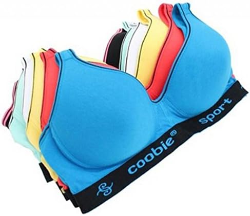 Coobie Intimates Women's 6 Pack Sports Bras 36C Multi New Colors