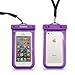 DandyCase Slim Waterproof Case for Apple iPhone 5S / 5 / 5C & Apple iPod Touch 5 (Will NOT fit Other Smartphones) - IPX8 Certified to 100 Feet [Retail Packaging (Purple)