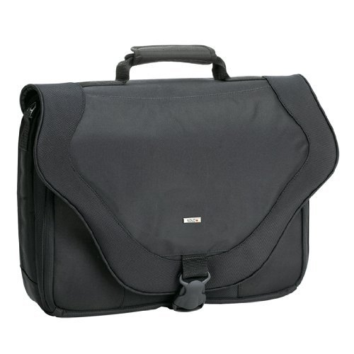 SOLO Classic Collection Laptop Messenger Bag, Holds Notebook Computer up to 17 Inches, Black, PT920-4