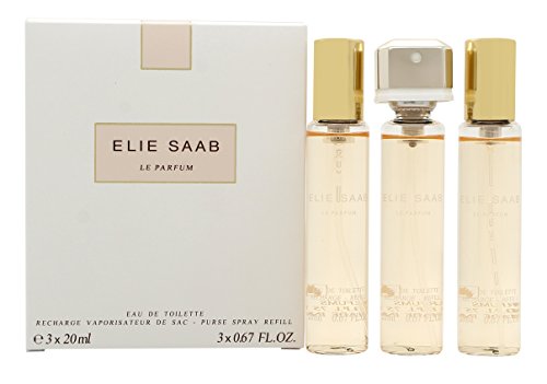 Elie Saab 3 Piece Le Parfum Refill Spray Set for Women