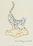 Pooh and Tigger Tackle Art Poster Print, 20x28