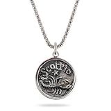 Sterling Silver Scorpio Zodiac Pendant Oct. 23 - Nov. 21