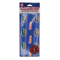 Florida Gators NCAA Flat Gift Wrap (20x30 Sheets) by Pro Specialties Group