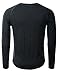 Doublju Mens Long Sleeve Athletic Crew Neck Stitch Raglan Sweatshirt