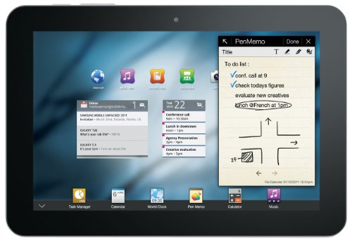 Samsung P7300 Galaxy Tab, Blanco