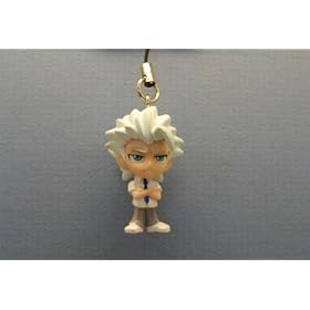 Anime Bleach Figure Cell Phone Strap Keychain Hitsugaya Toshiro Vaiant School Uniform