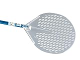 Professional 13-inch Perforated Circular Pizza Peel with 20 Handle