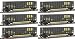 Walthers - Gold Line(TM) Bethgon Coalporter Gondola Ready to Run 6-Pack HO - CSX Transportation
