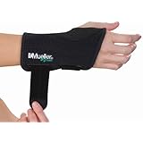 Mueller Fitted Right Wrist, Black, Small/medium