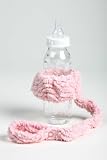 Pink Chenille Bottle & Sippy Cup Holder