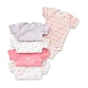 Gerber 5-Pack Variety Onesies Brand One Piece Underwear - Girls, 3-6 Months