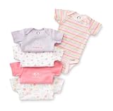 Gerber 5-Pack Variety Onesies Brand One Piece Underwear - Girls, 3-6 Months