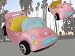boston terrier - Malibu Dream Italian Sports Car Shape Dog Cat Pet Bed