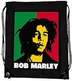 BOB MARLEY - Stripes - Canvas Cinch Bag