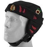 Chicago Blackhawks Toddler Black New Era 1st Round Draft Fleece Helmet Hat