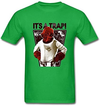 Star Wars - It's a TrapTShirts Crew-Neck for Man Forest Green S
