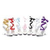 Women's Bella Sandal Color: Clear, Size: 9