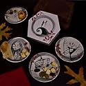 Disney Tim Burton's The Nightmare Before Christmas Appetizer Plates - Set of 4