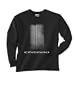 Camaro - SS Tread V5 - Black Youth Long Sleeve Cotton Tee