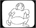 Mouse Pad with head, black and white, body, anthropomorhism, geography, Earth, world, spherical, globe, planet, orb