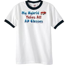 My Hybrid takes all AP classes - Cars, Trucks, Planes, and Trains Ringer T-Shirt
