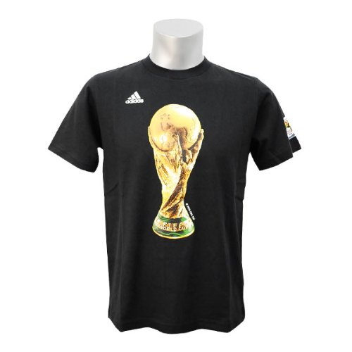 (アディダス)Adidas FIFA ワールドカップ 2010 トロフィー Tシャツ (ブラック) - L