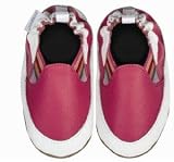 Robeez Striped Fuchsia Soft Sole Baby Shoes 6-12 months * 08 Newest Collection -- We Have Large Selections! *
