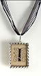 Monogram Pendant Necklace - I