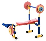 Kid-E-Fit Weight Bench With foam Weights