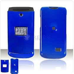 Blue SOLID SNAP-ON COVER HARD CASE PHONE PROTECTOR for ZTE C88 C-88 MetroPCS