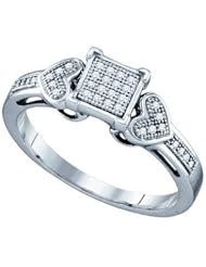 0.10CTW DIAMOND MICRO PAVE RING