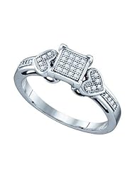 0.10CTW DIAMOND MICRO PAVE RING