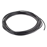 uxcell　2.5mm x 4mm 柔軟　PUチューブ　ポリウレタン　空気圧ホース　ブラック　5M長