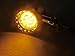 Chrome Amber 20 LED Billet Turn Signal Stop Brake Light T for Harley Dyna Bobber Honda Yamaha Suzuki Kawasaki