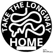 Magnetic Badge - Take the Long Way - Black (No Checkers)