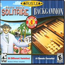 New Encore Software Hoyle Backgammon & Hoyle South Beach Solitaire 2 Game Pack Popular
